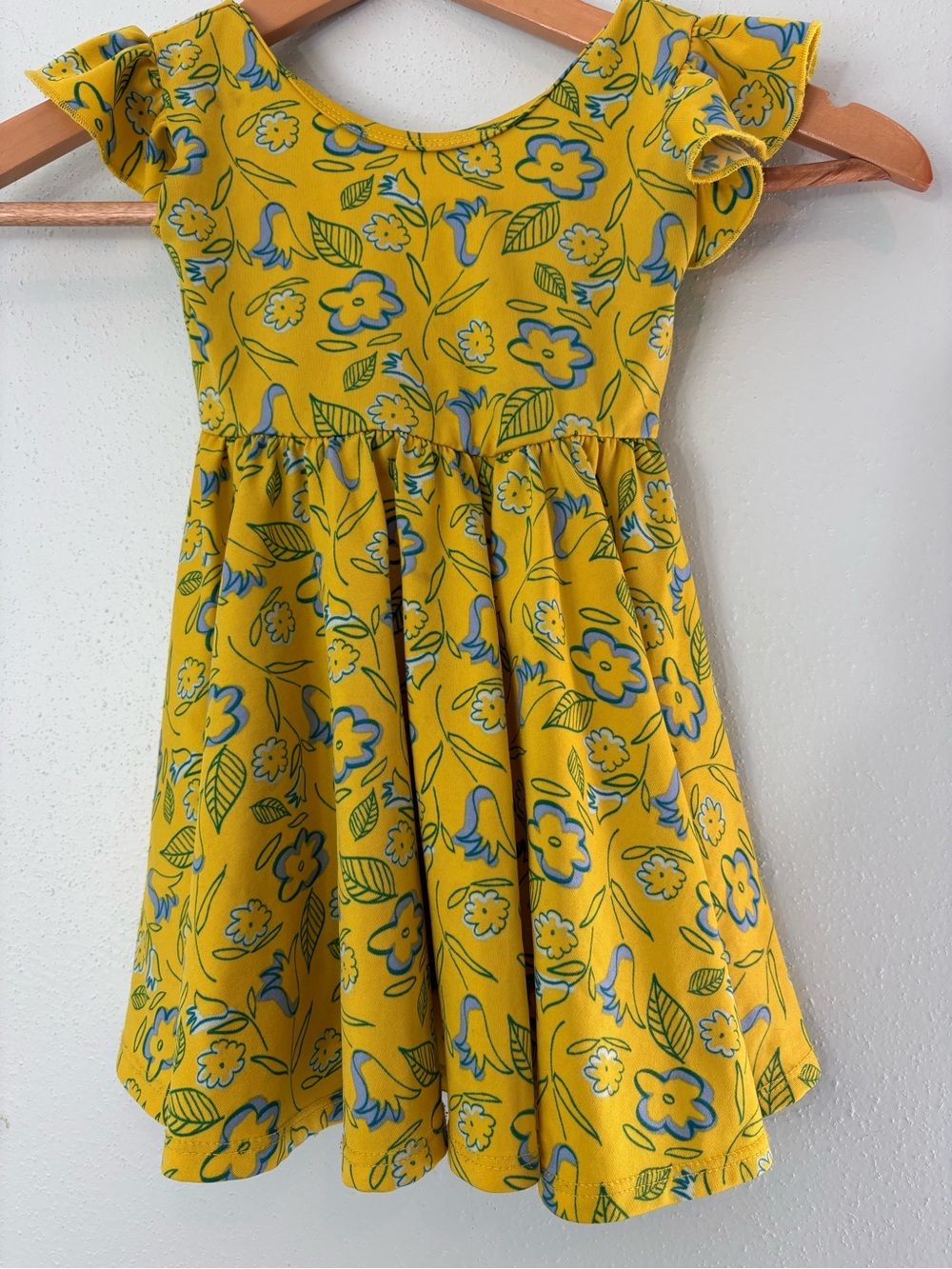 DOT DOT SMILE 12-24 MONTHS ✨ infant twirl dress yellow like new condition